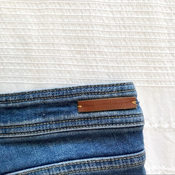 PILCRO AND THE LETTERPRESS HIGH RISE SKINNY ANKLE ZIPPERS DENIM JEANS - Picture 14 of 14